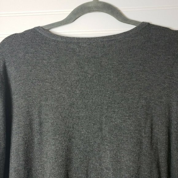 Kenneth Cole Gray Cardigan Sweater Size Large - Picture 6 of 8